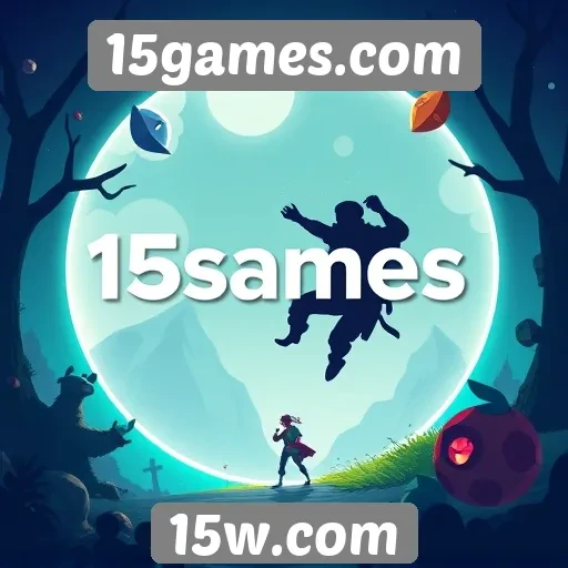 Exploração da biblioteca de jogos em 15games.com